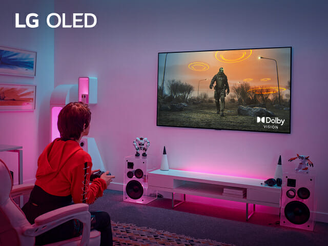 LG 올레드 TV가 업계 최초로 4K 해상도 120Hz 주사율에서도 차세대 게이밍 특화 그래픽 기능인 돌비비전 게이밍을 지원한다. (사진=LG전자)