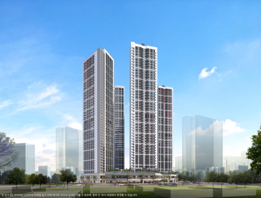 ‘힐스테이트 숭의역’은 지하 4층~최고 47층, 아파트 748가구, 주거용 오피스텔 264실 등 총 1012가구 규모로 조성된다. /사진제공=현대건설