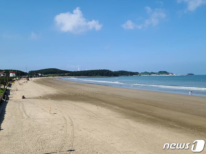 충남 서천 춘장대 해수욕장./2021.7.31© 뉴스1