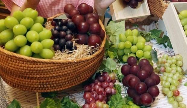 루비로망 포도와 쥬얼머스캣 포도 이미지