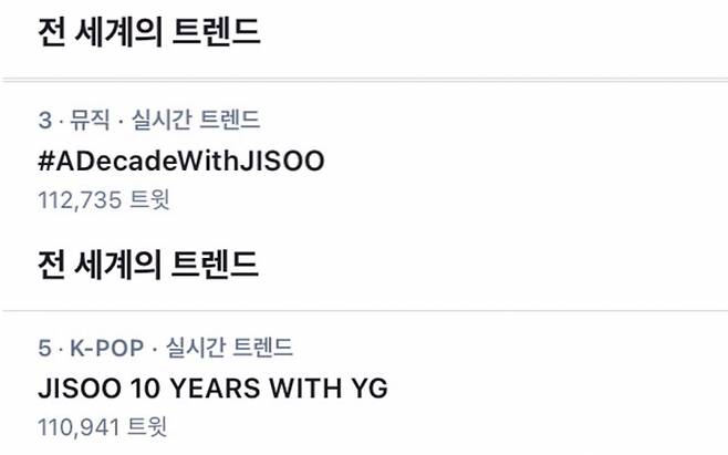 블랙핑크 지수 YG 입사 10주년..'YG 엄청 예쁜 연습생'→'배우 김지수'까지 #ADecadeWithJISOO