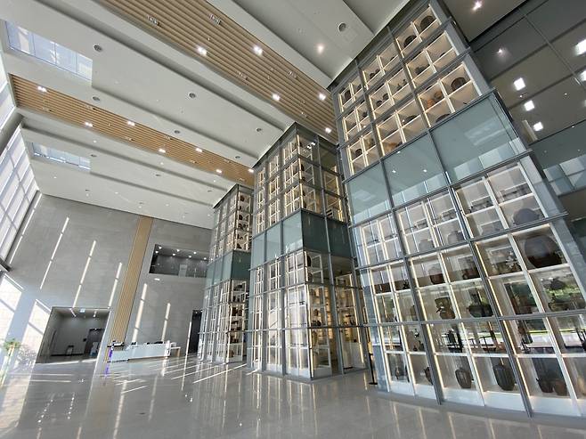 '국립민속박물관 파주'의 로비 모습 [촬영 박상현]