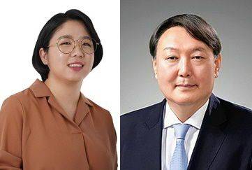 기본소득당 용혜인 원내대표(사진 왼쪽)와 윤석열 전 검찰총장. /조선일보DB