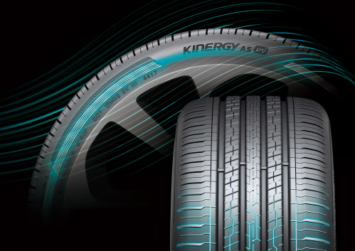 한국타이어의 전기차용 타이어 ‘키너지 AS EV’ (사진=한국타이어)
