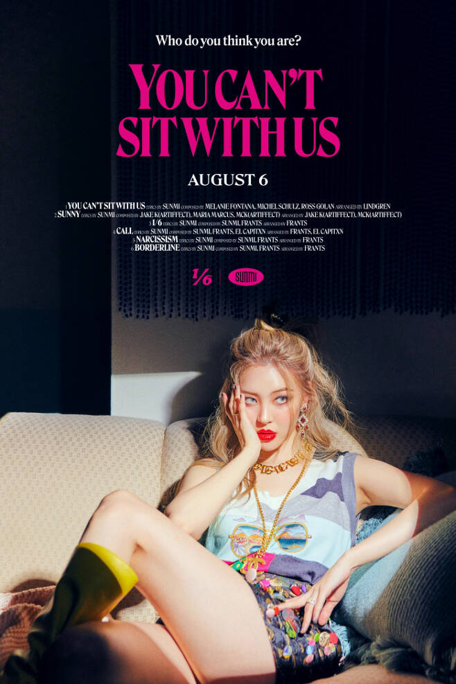 Sunmi, who is about to announce Mini album 1/6 (a 6th) is raising expectations for a comeback with a cool-feeling Teaser Poster that will calm the heat.Sunmi released a Poster on official social media on Saturday, with Sunmi wearing her blonde blue eyes under strong lighting drawing attention.Sunmi, who looks cool and bloody, contrasted with his kitsch and lovely style, reminds me of the music video teaser, a shooting scene with the unconventional Zombie 2: The Dead Are Among Us released earlier.As Sunmis reversal, which captivated her with her kitsch and lovely looks, continues, expectations for the concept that Sunmi will introduce new through the albums title song YOU CANT SIT WITH US are reaching a peak.In fact, Music Video Teaser has surpassed 3 million views in just two days of public viewing, and the official SNS has been hotly responded to Zombie 2: The Dead are Among Us Hitteen is more expected because it is the first time, Unbelievable Zombie 2: The Dead are Among Us, Sunmi is realistic Its continuing.Sunmi will host the #Youcantsitwithus Challenge Lindsey Vonn at 0:00 on the day before the album release, along with TikTok, a global short-form mobile video platform.The title song YOU CANT SIT WITH US is already predicting strong addictiveness with a short sound source released through Music Video Teaser.In addition, Sunmi, which is loved as a choreography with a unique idea from Gashina to the recent tail, is expected to cause a hot tick-talk challenge this time.Sunmis Mini album 1/6 released in 2018 in three years after WARNING includes six songs including the title song YOU CANT SIT WITH US, SUNNY 1/6 1/6, Call, Narcissism, and Borderline Sunmi wrote all the albums and participated as a composer in four songs, filling it with Sunmi Pop, which contains the color of Sunmi.Sunmis new album 1/6 and the title song YOU CANT SIT WITH US, which are loved every time for their unexpected new concept and charm, will be released at 6 pm on the 6th.