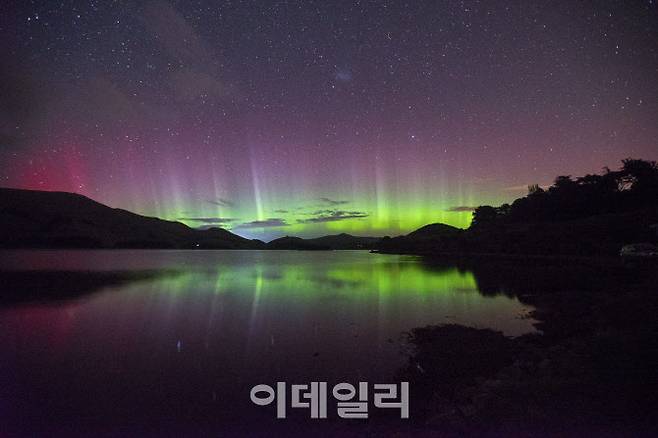 오타고 반도의 남극광