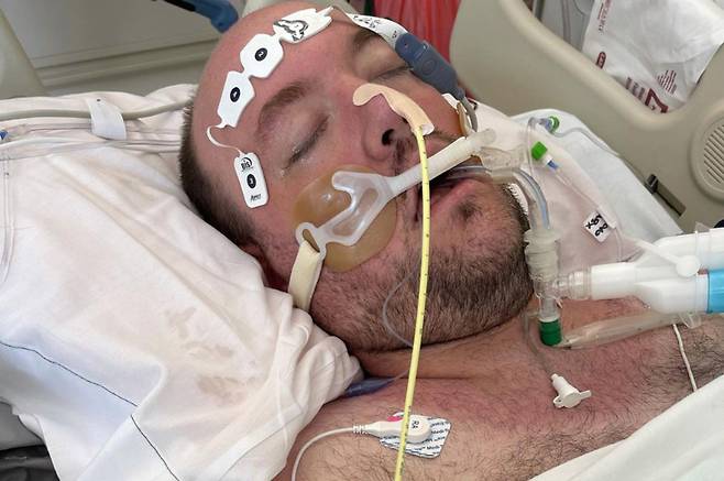 미국의 30대 남성이 코로나19 바이러스에 감염돼 숨지기 직전  약혼녀에게 보낸 마지막 메시지가 공개돼 눈길을 끈다. /사진='고펀드미' 웹사이트 캡처