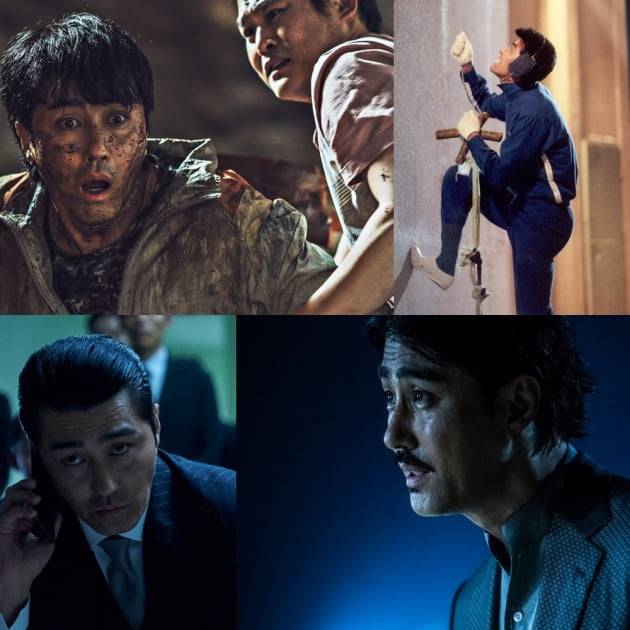 배우 차승원./ 사진=영화 '싱크홀', '신라의 달밤', '독전', '낙원의 밤' 스틸컷.