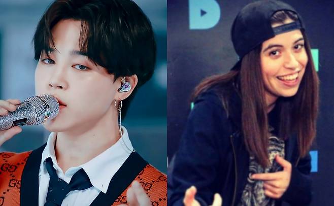 방탄소년단 지민(BTS JIMIN)과 캔디스 소사(Candace Sosa)