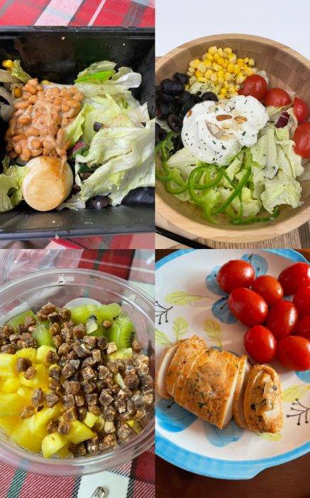 바디프로필 준비 기간 동안 김씨의 한끼 식단이다. (사진=김나라씨 제공)