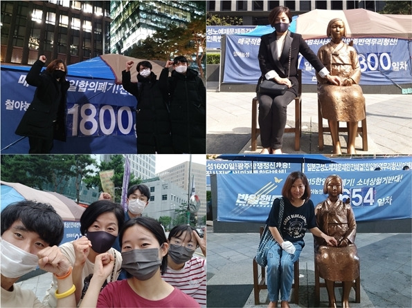 [서울=뉴시스] 소녀상 작가·지킴이, 할머니 기억곡 3곡 발표. 2021.08.14. (사진 = 풀피리프로젝트 제공) photo@newsis.com