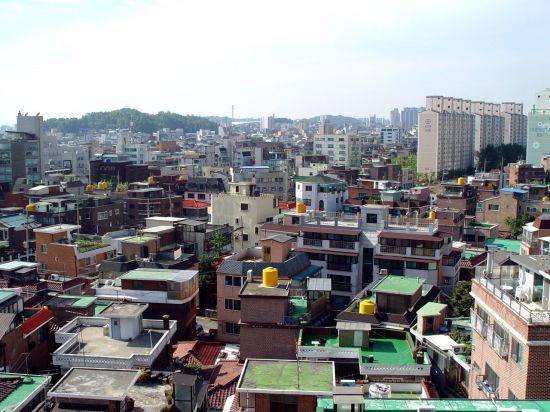 서울 마포구 동교동 일대 전경
