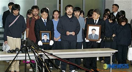 2007년 9월 2일 귀국 후 기자회견 갖는  분당 샘물교회 피랍자들./사진=뉴시스