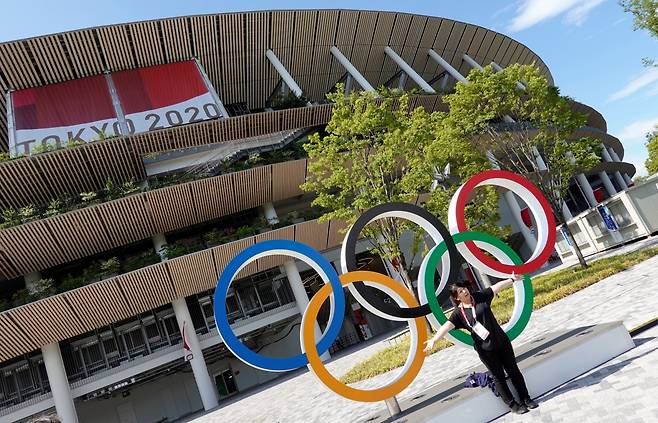 지난 9일 일본 공영방송 NHK는 2020도쿄패럴림픽에 참가하기 위해 입국한 가나 선수단 중 1명이 신종 코로나바이러스 감염증(코로나19) 확진판정을 받았다고 보도했다. 사진은 지난달 23일 일본 도쿄 국립경기장 전경. /사진= 로이터