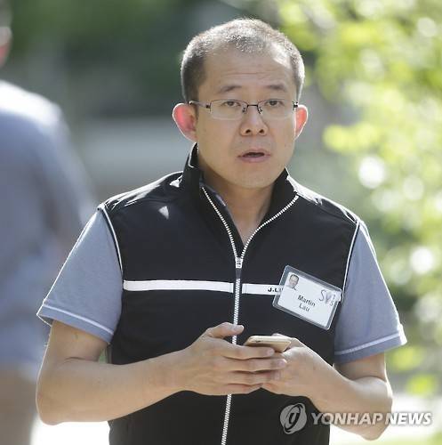 마틴 라우 텐센트 사장   [사진 제공= AFP연합뉴스]