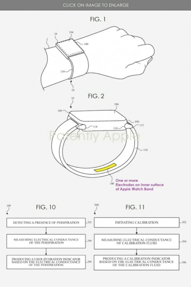 애플이 미국 특허청에 등록한 기술 설명. 미 특허청, 페이턴틀리 애플.