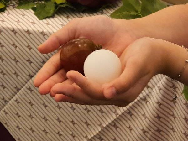 직경이 3cm로 탁구공만한 크기를 자랑하는 루비로망 [사진출처 : 신세계백화점]