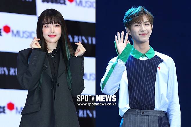 ▲ 여자친구 출신 예린(왼쪽), CIX 용희. ⓒ곽혜미 기자