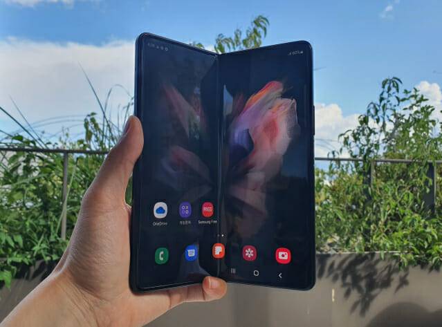 갤럭시Z폴드3. (사진=지디넷코리아)