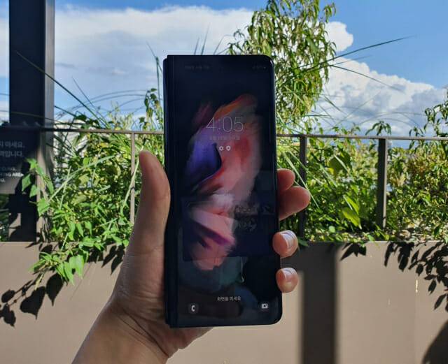 갤럭시Z폴드3. (사진=지디넷코리아)