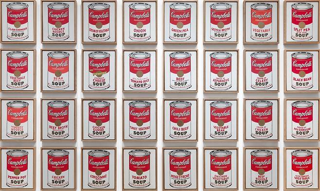 앤디 워홀의 '진짜' 작품, 캠벨 수프 캔. /MoMA