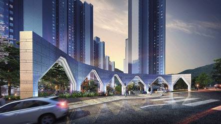 부산 온천 동래래미안아이파크(2021년 12월 준공예정, 실시공은 이미지와 다를수 있음) [삼성물산 제공]