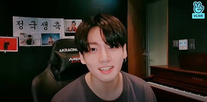 방탄소년단 정국 생일 브이라이브, 일간+주간+월간 1위 '올킬'..전세계 실트+日3대 플랫폼 1위 '초강력 인기'