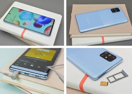 QRNG 칩셋이 탑재된 갤럭시A 퀀텀. /사진제공=SK텔레콤