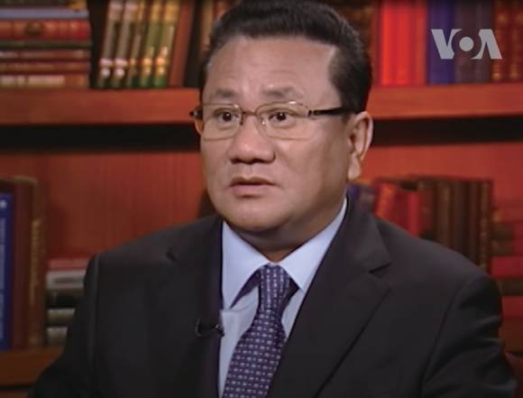 이현승씨의 아버지인 이정호씨ⓒ미국의소리(VOA) 방송 유튜브