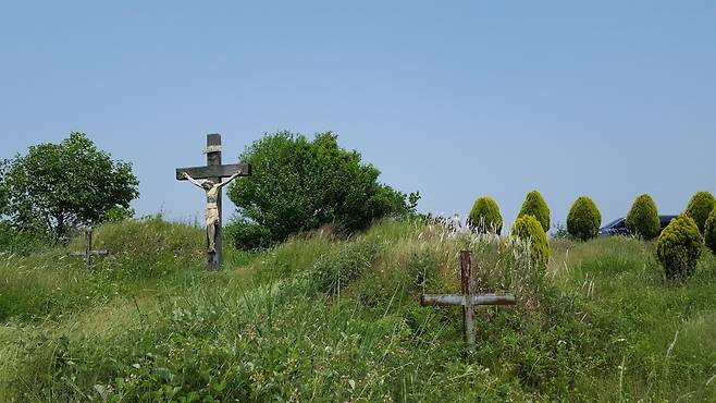 The Chonami Shrine area, where the remains of three Korean Catholic martyrs were excavated (Diocese of Jeonju)