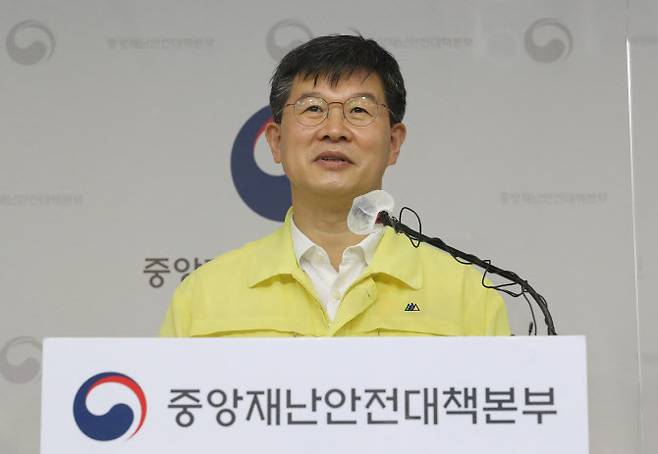 이기일 중앙재난안전대책본부 제1통제관(보건복지부 보건의료정책실장). (사진=연합뉴스)