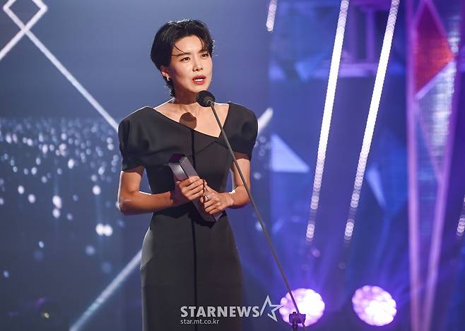 장도연 '수상소감은 진지하게'[★포토]