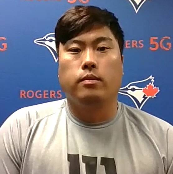 ◇사진=토론토 블루제이스 화상 인터뷰 캡쳐