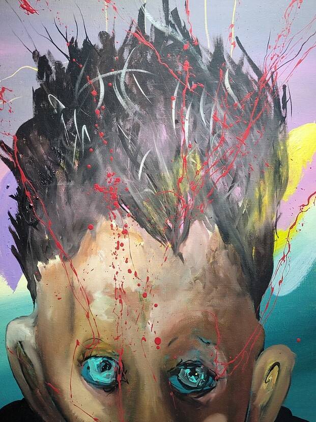 데이비드 레만의 2021년 작 <질투>의 일부분.