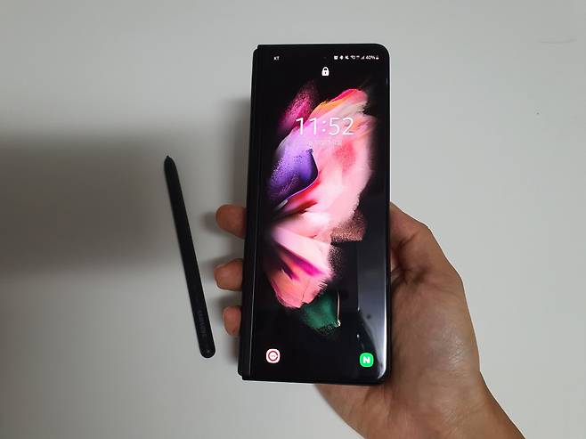 갤럭시Z폴드3 [사진=박지영 기자]