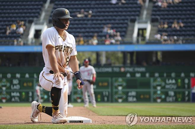 피츠버그 파이리츠 박효준 [AP=연합뉴스]