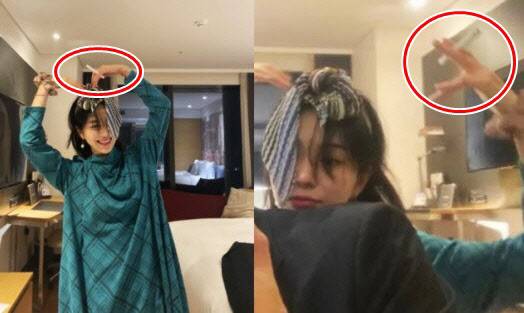 권민아 호텔 객실 내 흡연 논란. 사진=권민아 인스타그램