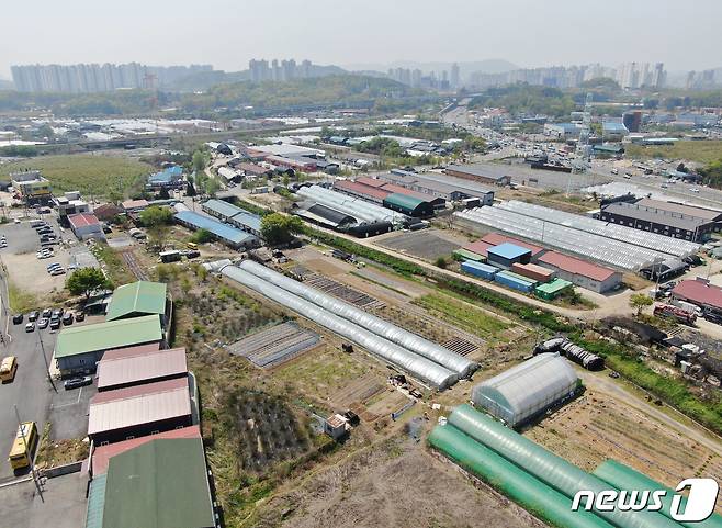오는 10월 1400가구가 사전청약 공급될 남양주왕숙2 지구 모습. © News1 박정호 기자