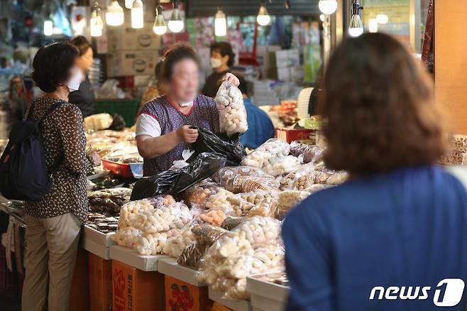 서울울 종로구 광장시장 제수용품 자료사진. 사진은 기사와 무관. (뉴스1 DB)