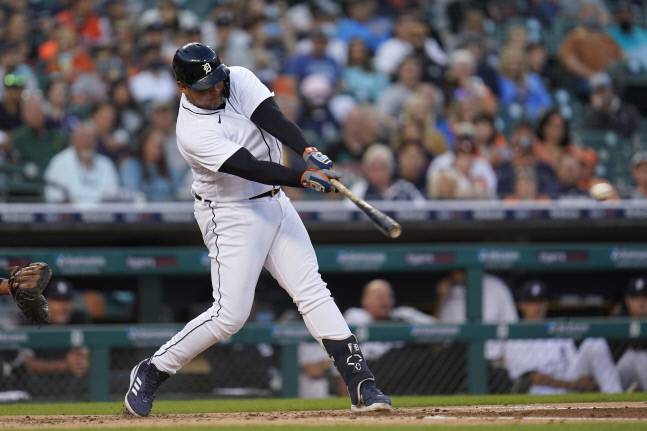 이변이 없는 한 디트로이트 타이거스 미겔 카브레라는 역대 33번째 3000 안타 클럽에 가입할 전망이다. AP연합뉴스