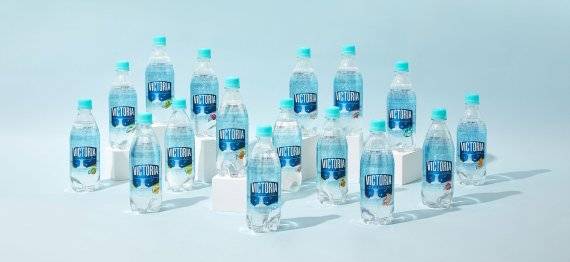 웅진식품의 탄산수 '빅토리아' 라인업