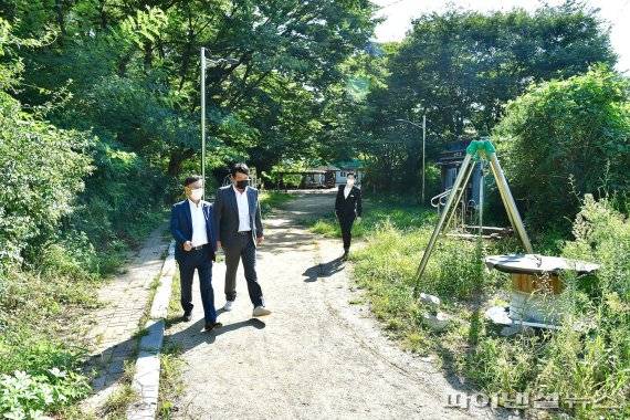 정하영 김포시장 14일 김포본동 현장행정. 사진제공=김포시