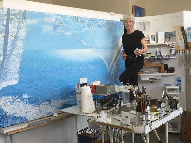 지니뮤직이 전시 음악을 추천하는 서비스를 제공했던 화가 앨리스 달튼 브라운. 지니뮤직 제공