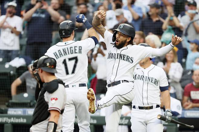 시애틀 매리너스 선수들. (사진=AFPBBNews)