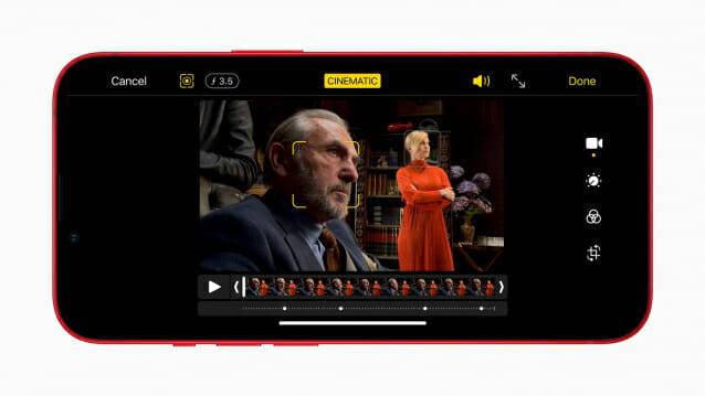 아이폰13의 시네마틱 모드. (사진=애플)