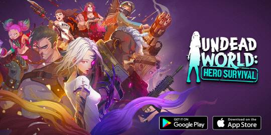 언데드월드: 히어로 서바이벌. 더블유게임즈 제공