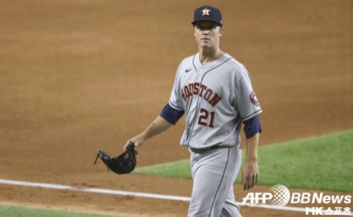 그레인키가 텍사스 상대로 연달아 부진했다. 사진(美 알링턴)=ⓒAFPBBNews = News1