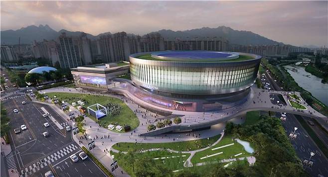 서울아레나 복합건물 투시도. /사진제공=서울시