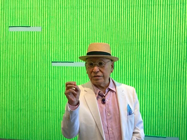 (서울=연합뉴스) 강종훈 기자 = 국제갤러리에서 개인전 여는 박서보 화백