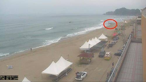 사고 당시 모습이 담긴 CCTV 영상 [유승만씨 제공. 재판매 및 DB 금지]